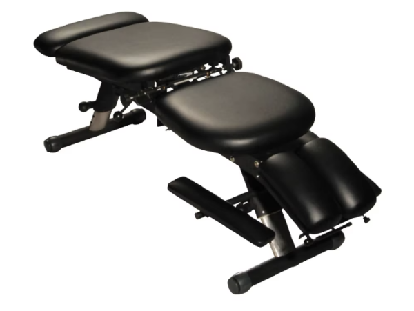 Iron-260 Factory Heavy Duty Sturdy Black Color Professional Physiotherapy Bed Chiropractic Bed Chiropractic Table